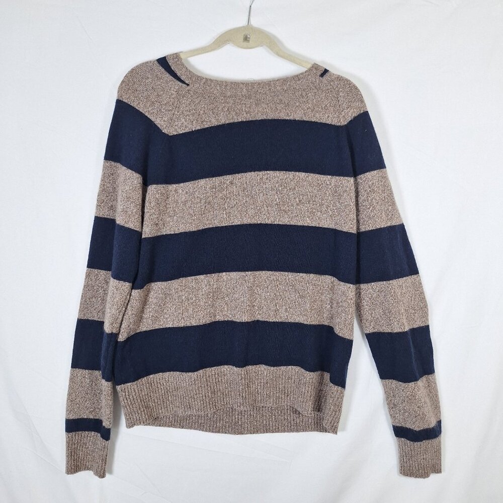 J Crew Striped Sweater size large